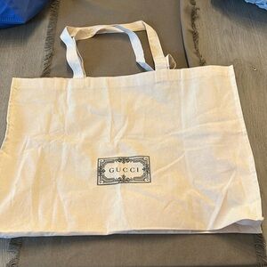 NEW gucci fabric tote (gift with purchase)